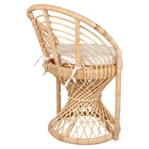 mobiliario-contract-silla rattan natural con cojin ROXY 4